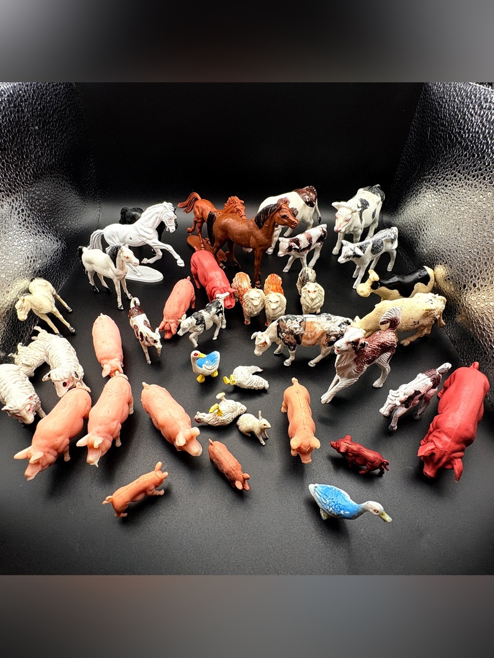 Assorted Mini Vintage Farm Animal Toys